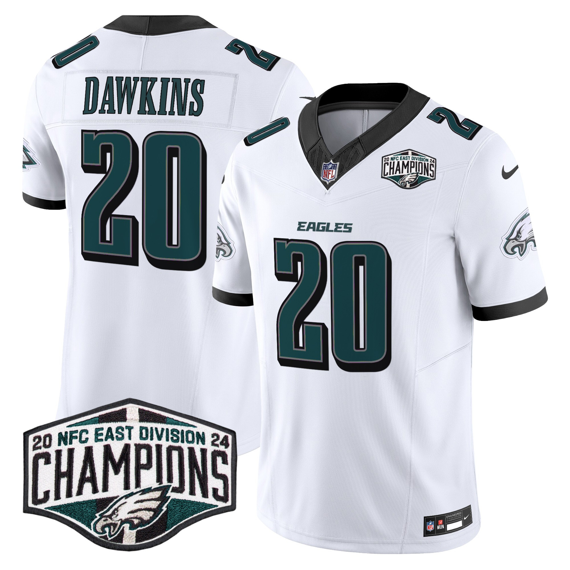 Men's Eagles 2024 NFC East Division Champions Vapor Limited Jersey - All Stitched - Image 17