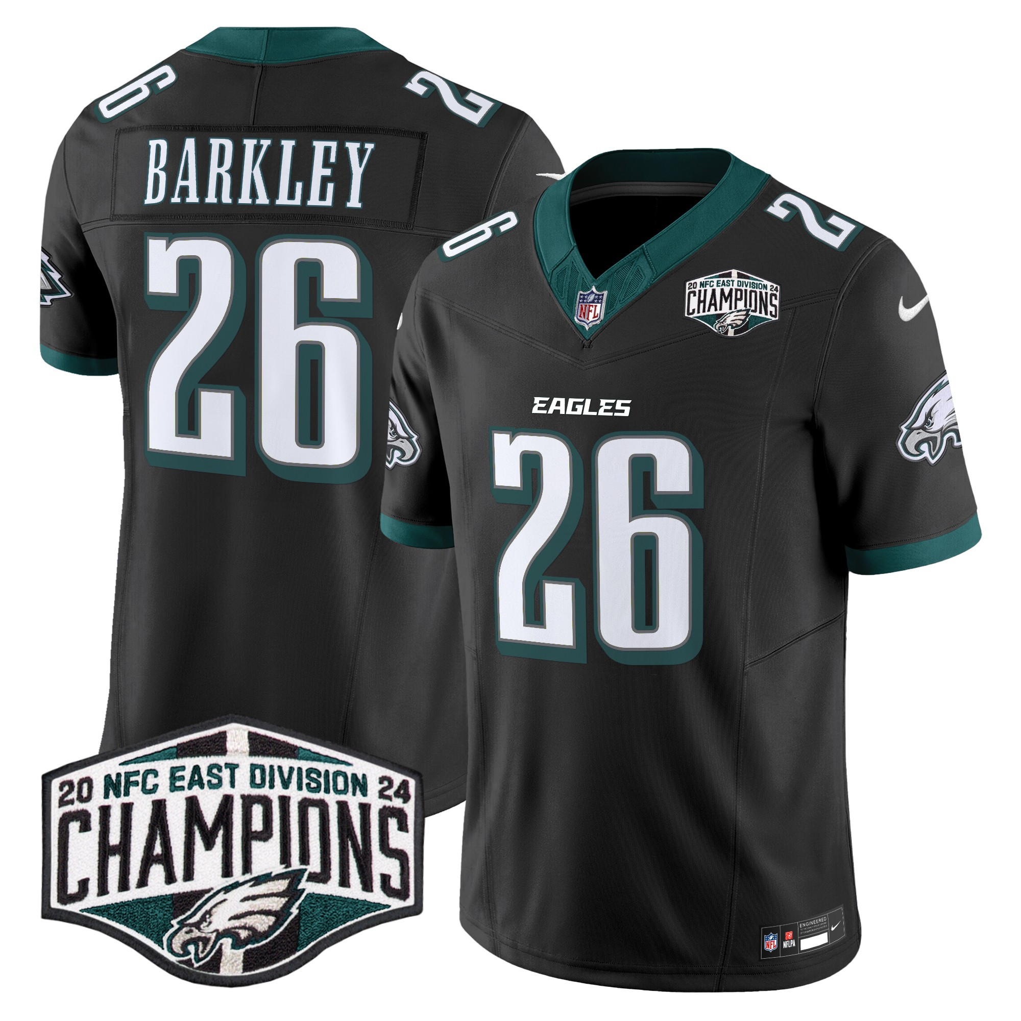 Men's Eagles 2024 NFC East Division Champions Vapor Limited Jersey - All Stitched - Image 18