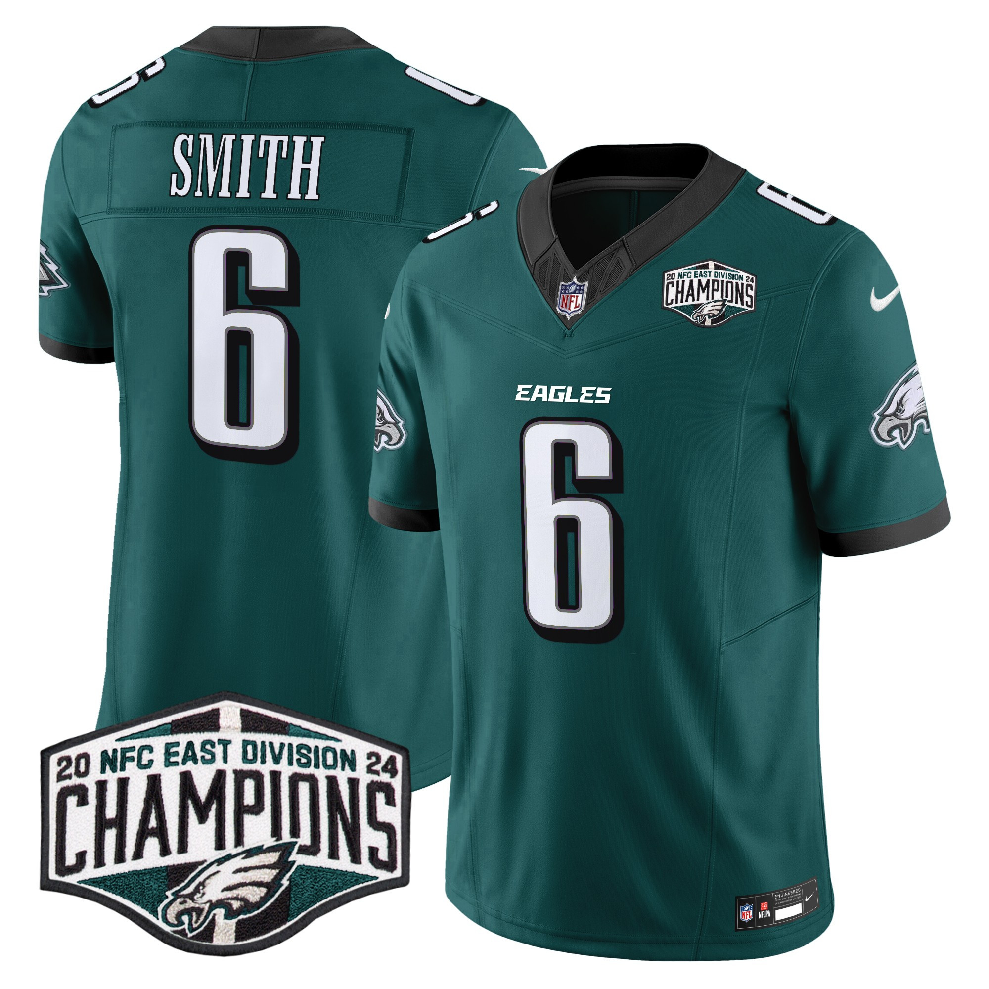 Men's Eagles 2024 NFC East Division Champions Vapor Limited Jersey - All Stitched - Image 6