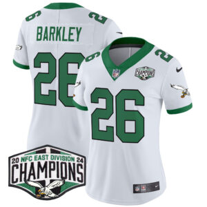 Women's Philadelphia Eagles Kelly Green 2024 NFC East Division Champions Vapor Limited Jersey - All Stitched