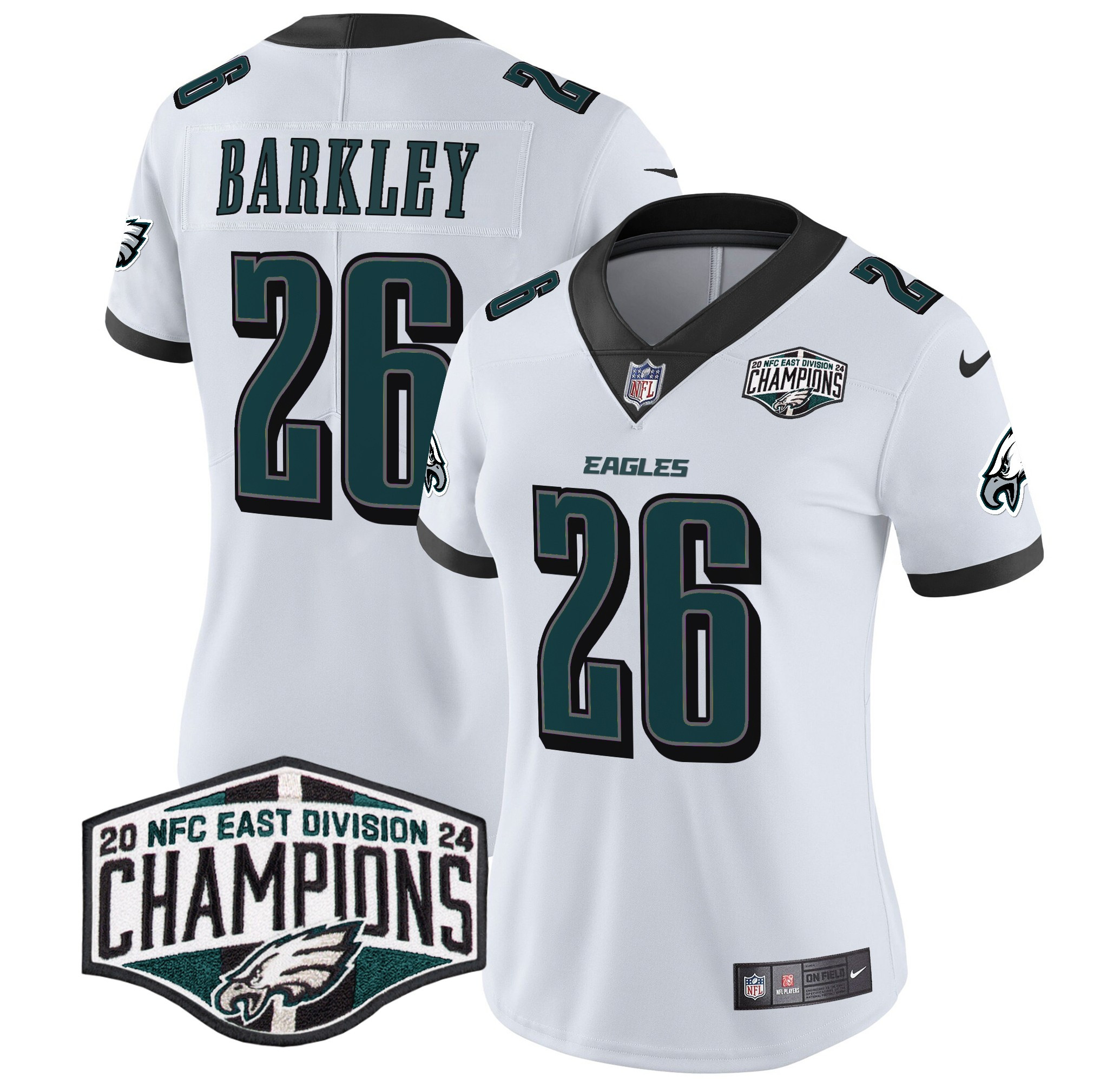Women's Eagles 2024 NFC East Division Champions Vapor Limited Jersey - All Stitched - Image 9