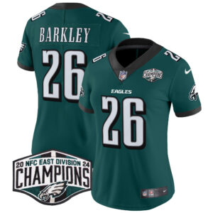 Women's Eagles 2024 NFC East Division Champions Vapor Limited Jersey - All Stitched