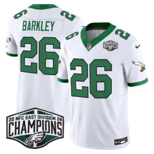 Men's Philadelphia Eagles Kelly Green 2024 NFC East Division Champions Vapor Limited Jersey V2 - All Stitched