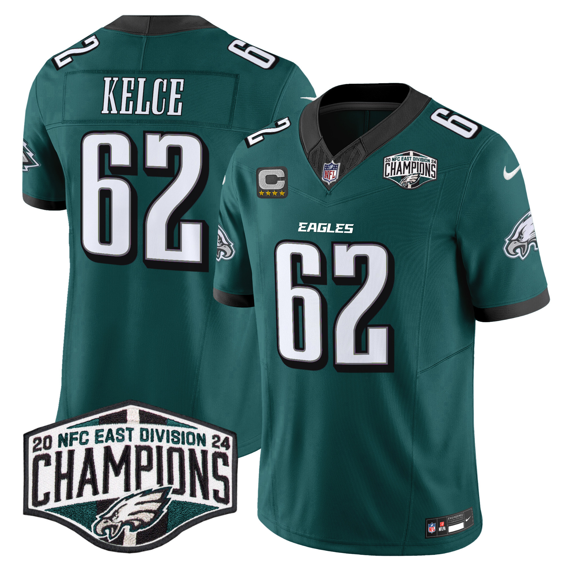 Men's Eagles 2024 NFC East Division Champions Vapor Limited Jersey - All Stitched - Image 5