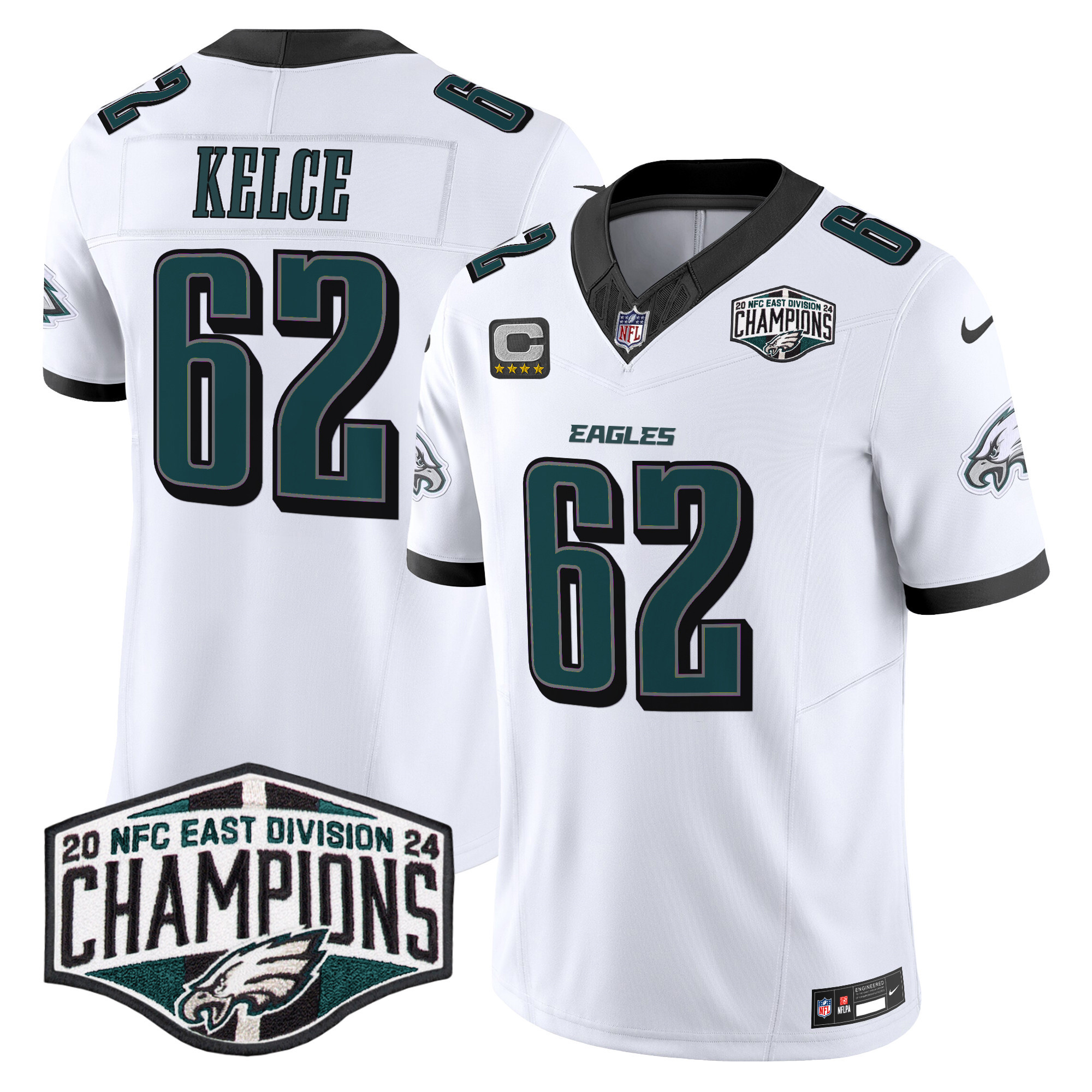 Men's Eagles 2024 NFC East Division Champions Vapor Limited Jersey - All Stitched - Image 13