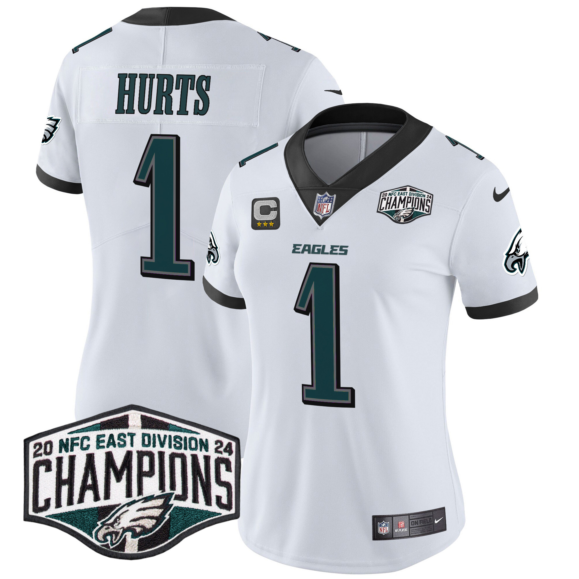 Women's Eagles 2024 NFC East Division Champions Vapor Limited Jersey - All Stitched - Image 11