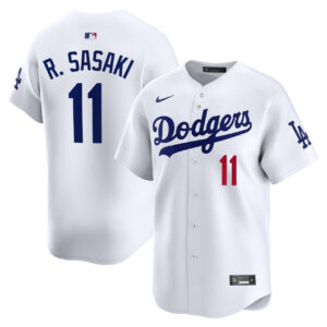 Roki Sasaki #11 Los Angeles Dodgers White Jersey - All Stitched