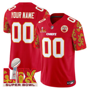 Chiefs Super Bowl LIX Style Vapor Limited Custom Jersey - All Stitched