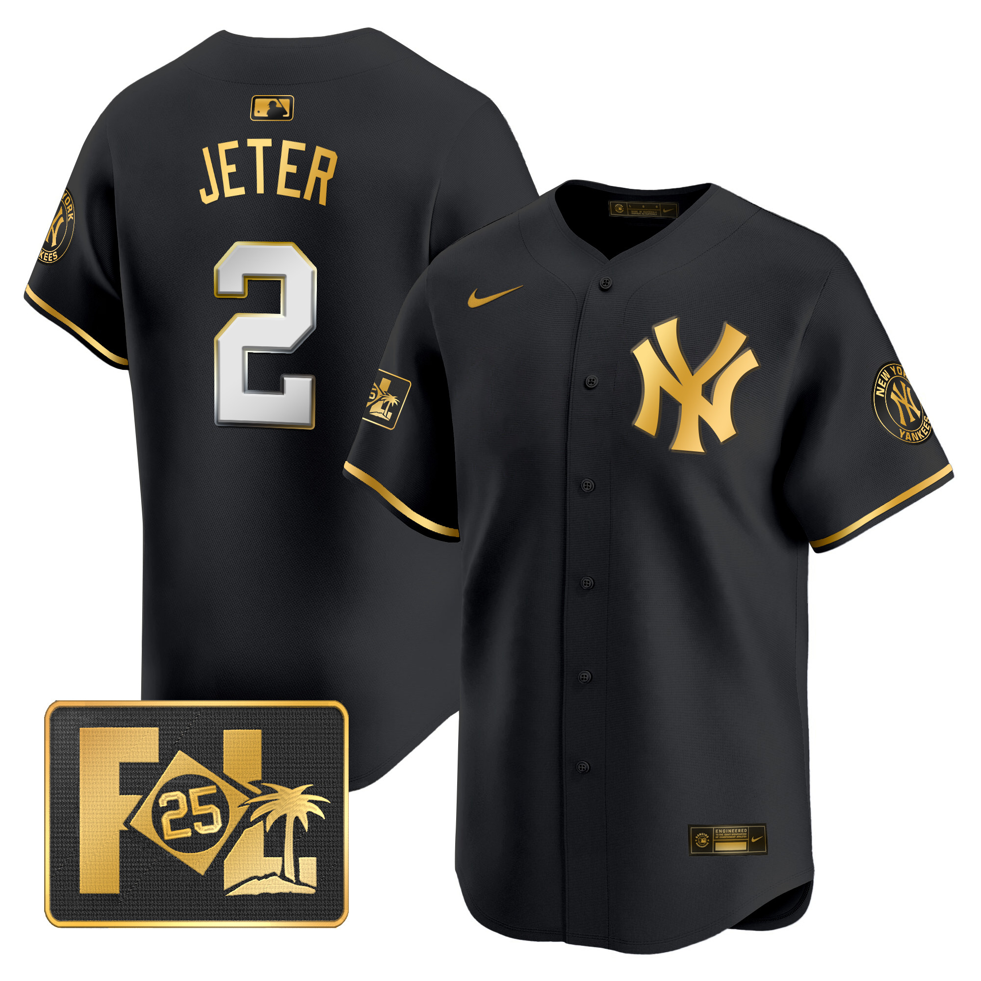 Men's New York Yankees 2025 Spring Training Patch Vapor Premier Limited Jersey - All Stitched - Image 4