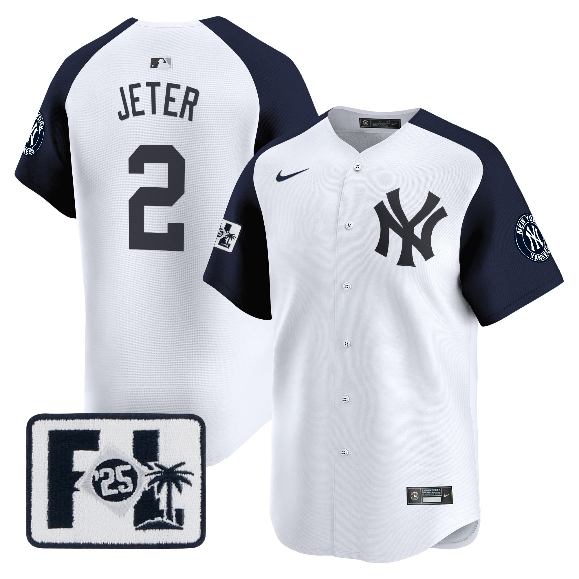 Men's New York Yankees 2025 Spring Training Patch Vapor Premier Limited Jersey - All Stitched - Image 44