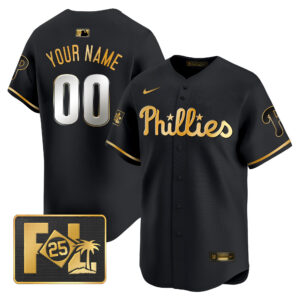 Phillies 2025 Spring Training Patch Vapor Premier Limited Custom Jersey - All Stitched