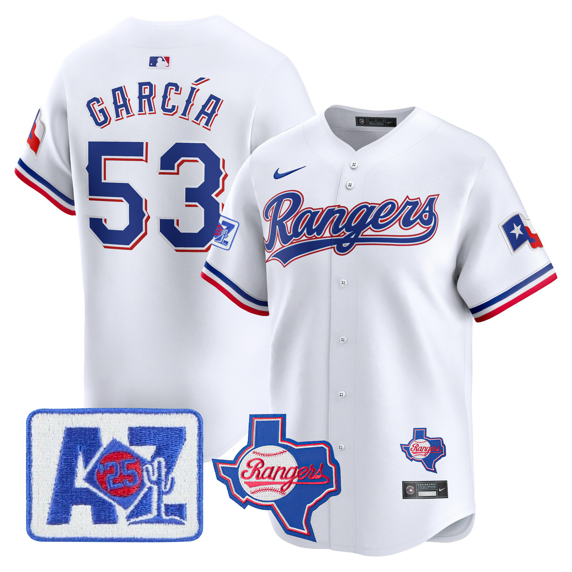 Men's Texas Rangers 2025 Spring Training Patch Vapor Premier Limited Jersey - All Stitched - Image 24