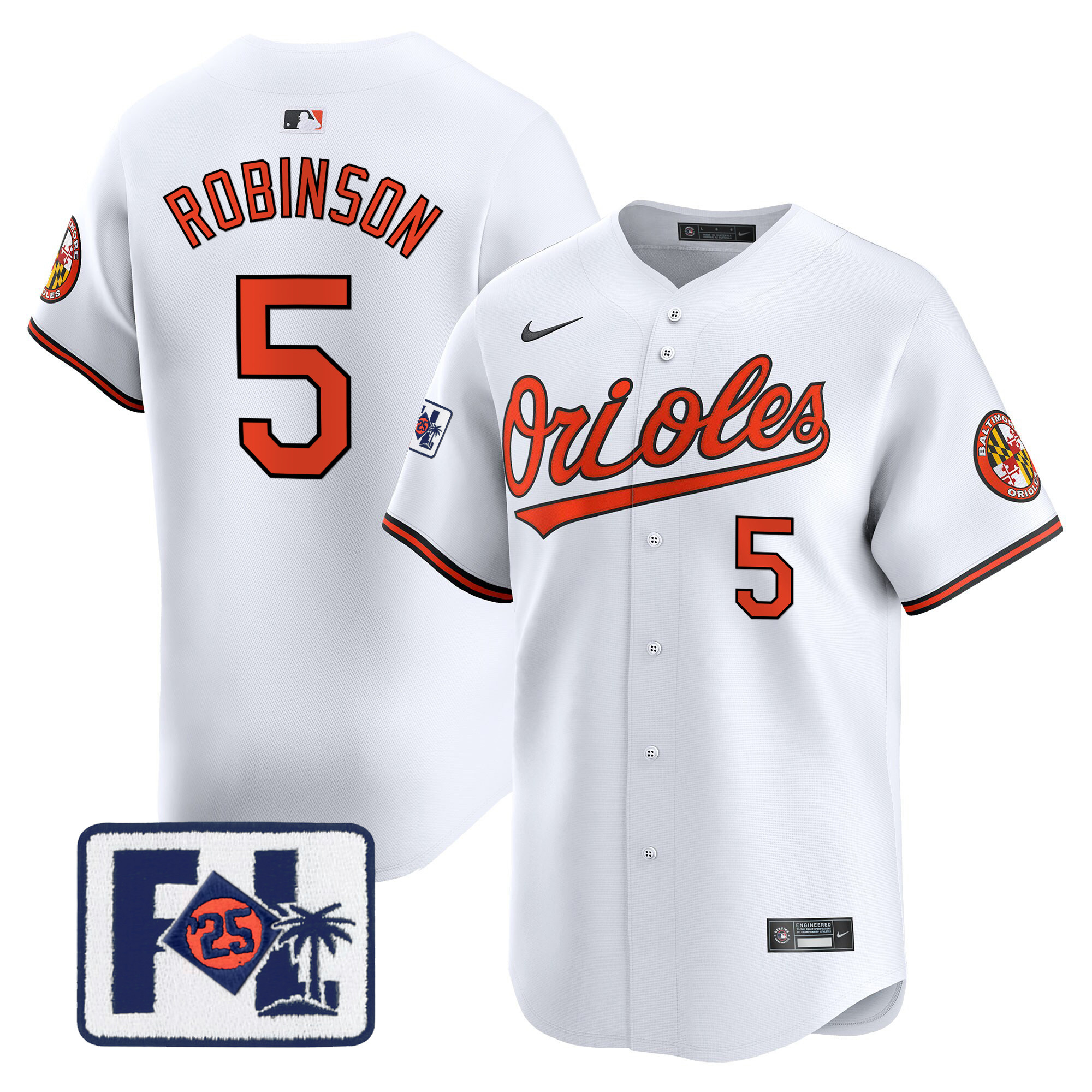 Men's Baltimore Orioles 2025 Spring Training Patch Vapor Premier Limited Jersey - All Stitched - Image 29