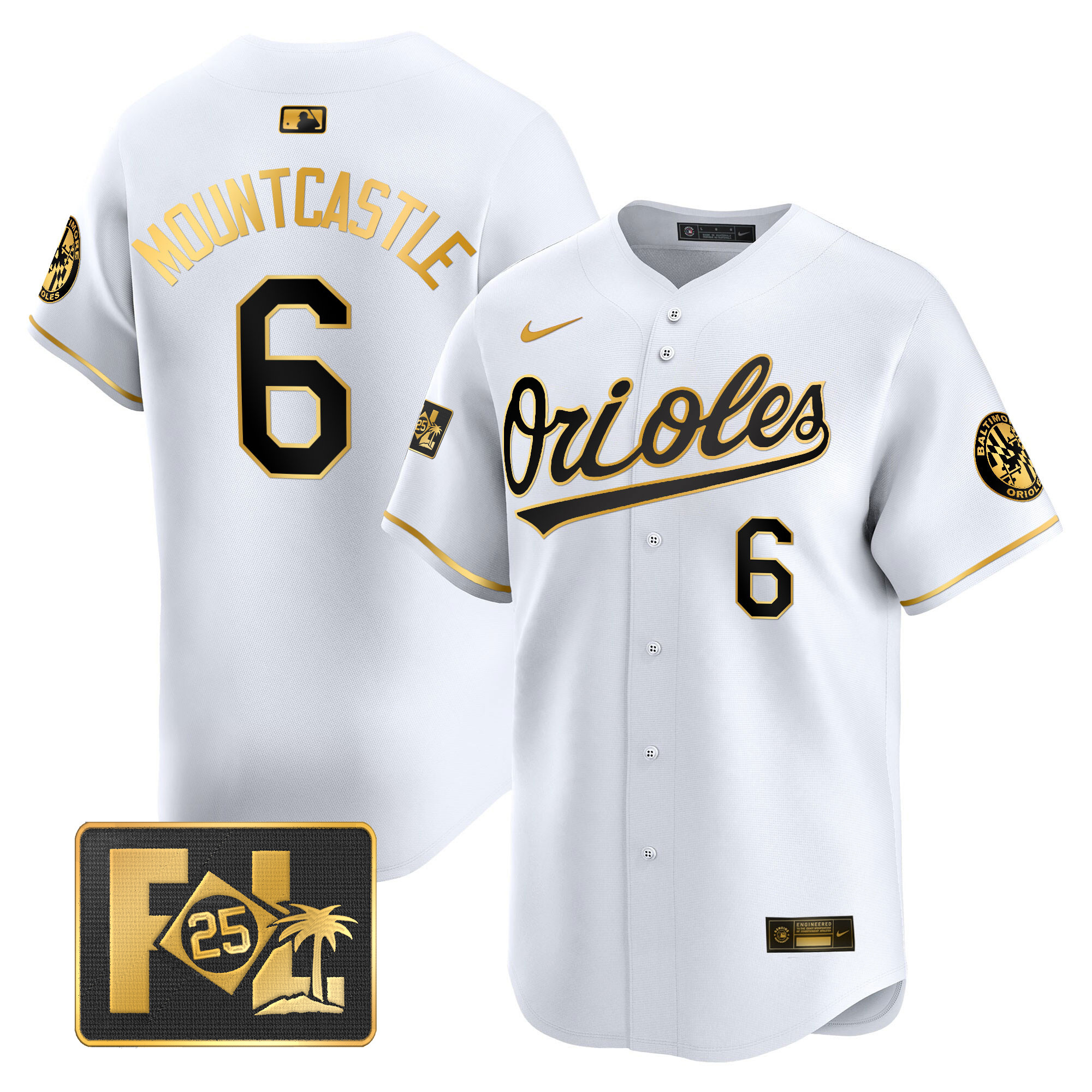 Men's Baltimore Orioles 2025 Spring Training Patch Vapor Premier Limited Jersey - All Stitched - Image 3