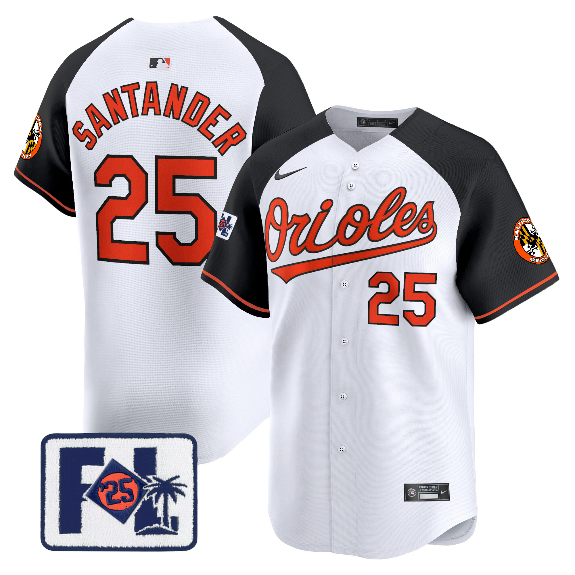 Men's Baltimore Orioles 2025 Spring Training Patch Vapor Premier Limited Jersey - All Stitched - Image 50
