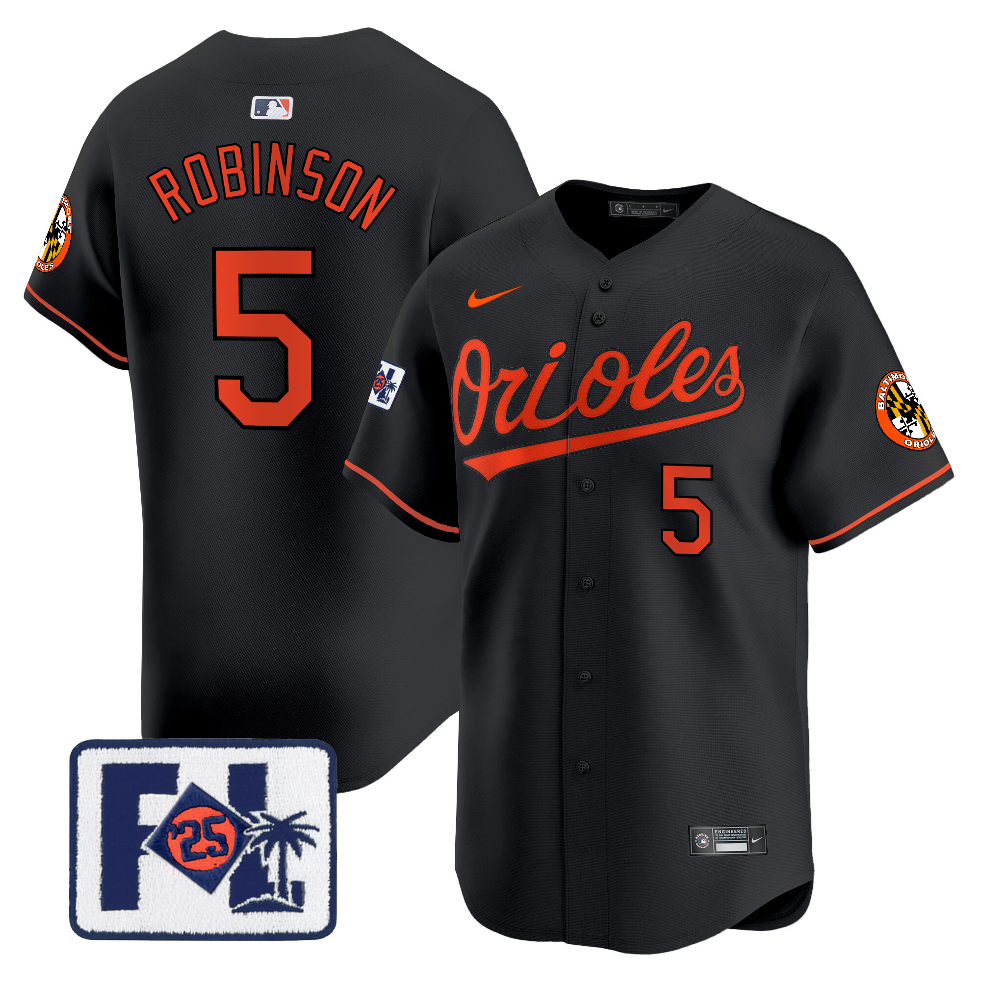 Men's Baltimore Orioles 2025 Spring Training Patch Vapor Premier Limited Jersey - All Stitched - Image 38