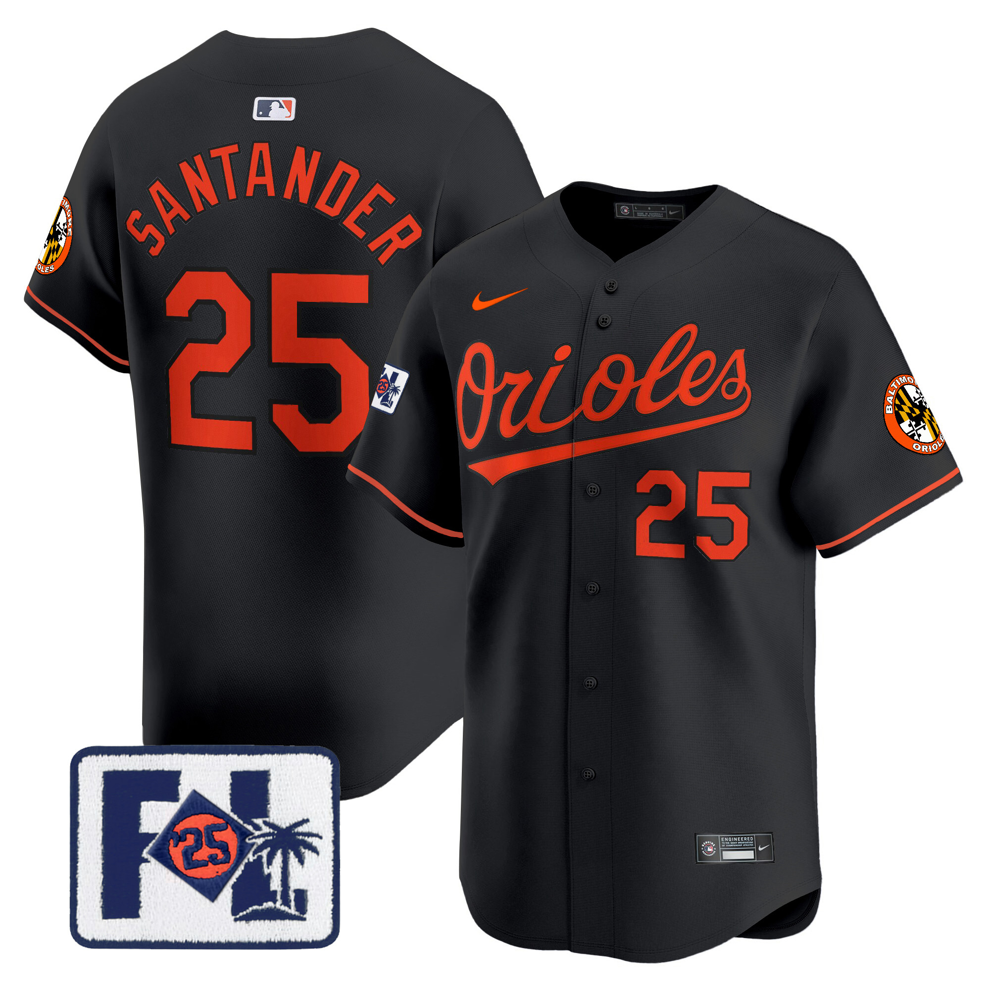 Men's Baltimore Orioles 2025 Spring Training Patch Vapor Premier Limited Jersey - All Stitched - Image 41