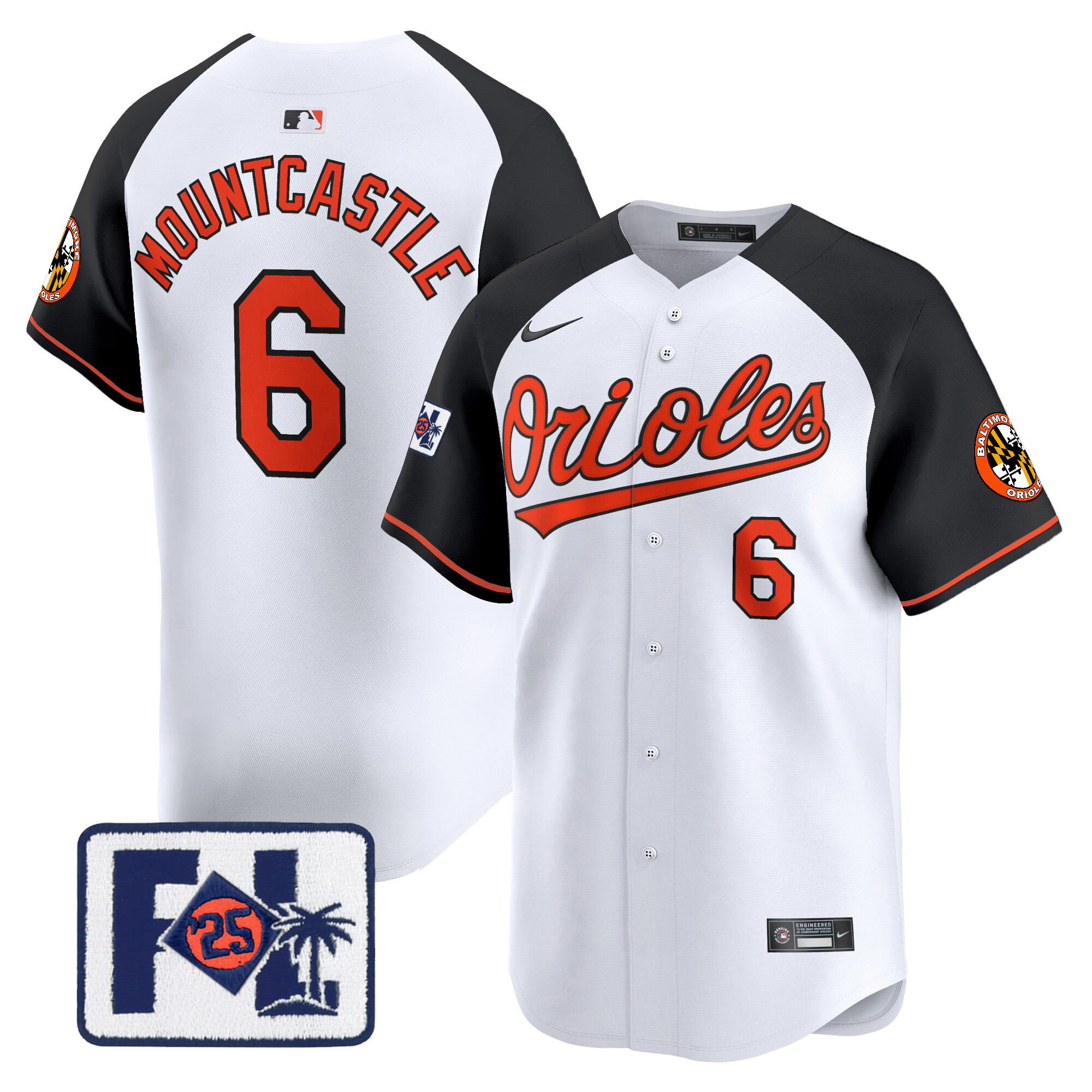 Men's Baltimore Orioles 2025 Spring Training Patch Vapor Premier Limited Jersey - All Stitched - Image 48