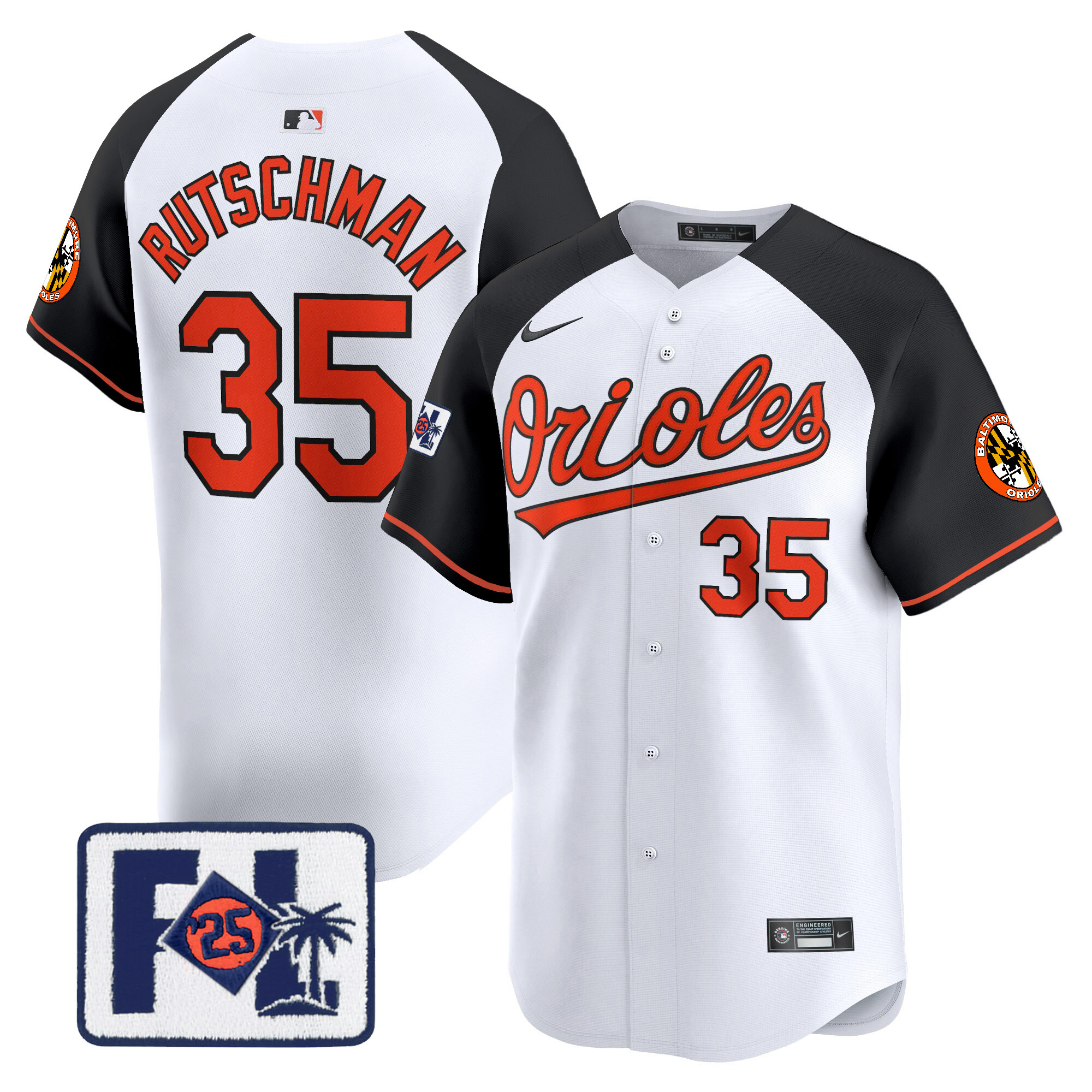 Men's Baltimore Orioles 2025 Spring Training Patch Vapor Premier Limited Jersey - All Stitched - Image 46