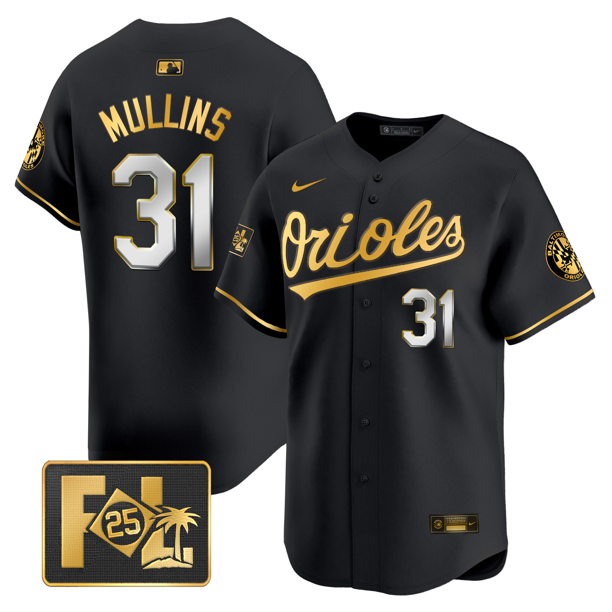 Men's Baltimore Orioles 2025 Spring Training Patch Vapor Premier Limited Jersey - All Stitched - Image 13