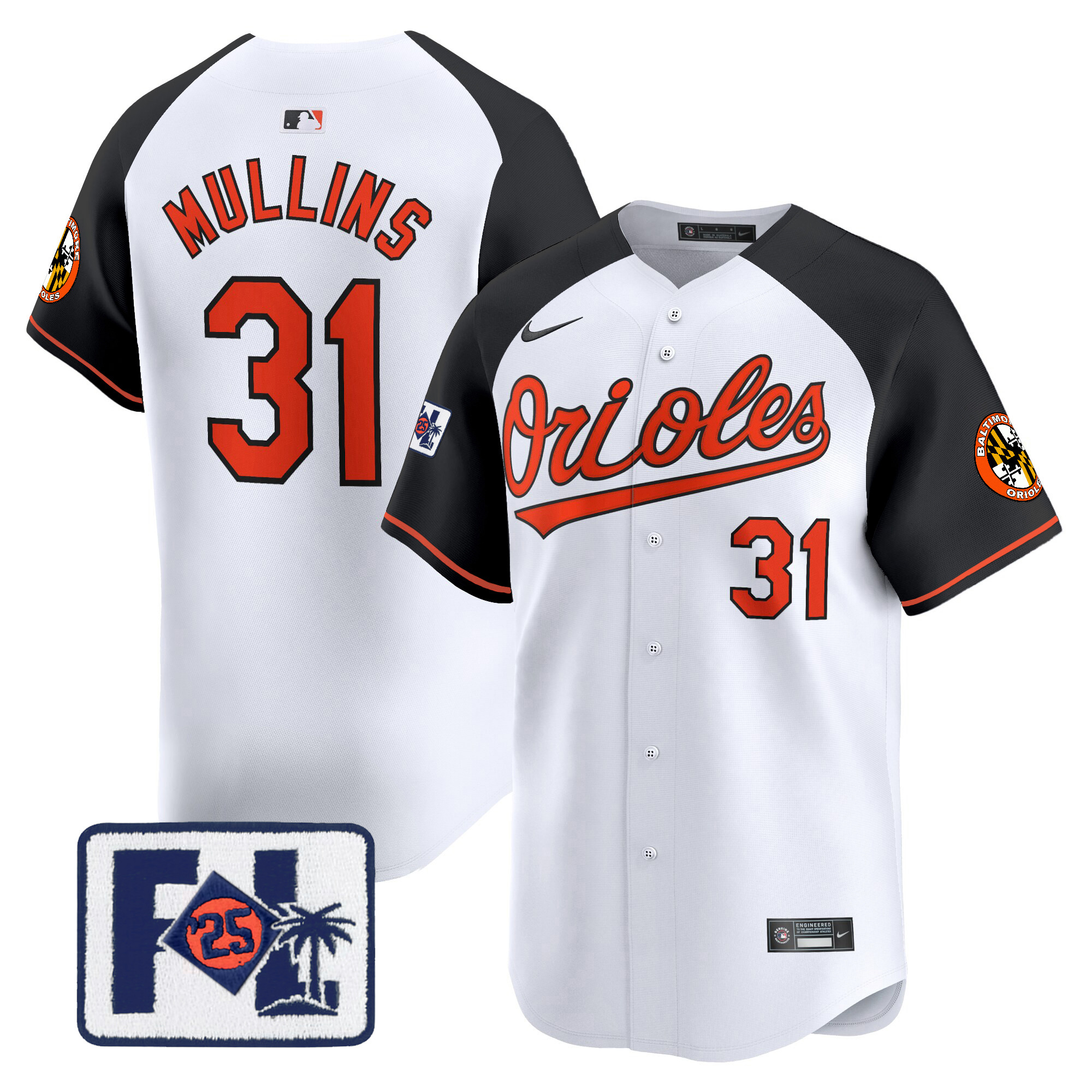 Men's Baltimore Orioles 2025 Spring Training Patch Vapor Premier Limited Jersey - All Stitched - Image 49