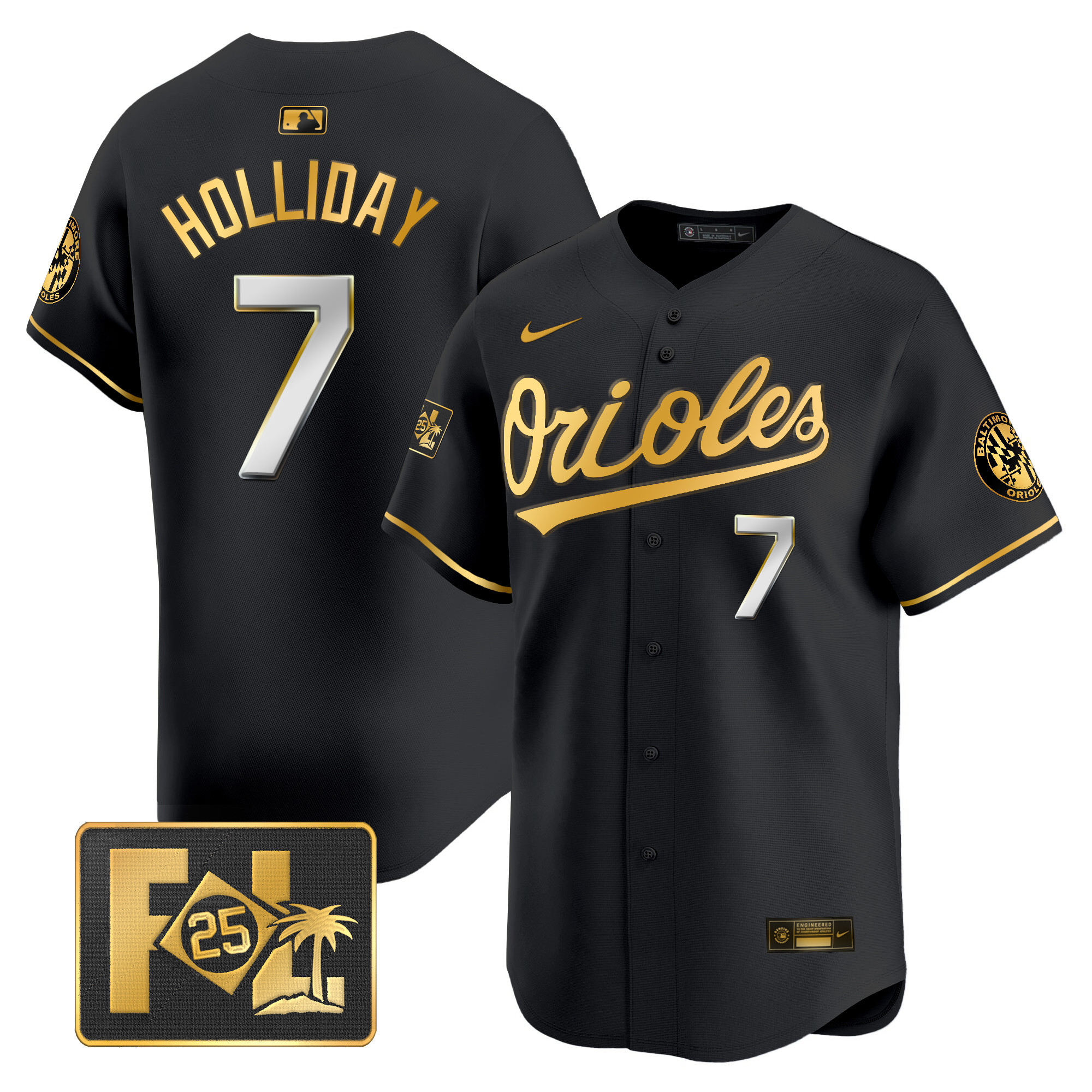 Men's Baltimore Orioles 2025 Spring Training Patch Vapor Premier Limited Jersey - All Stitched - Image 17