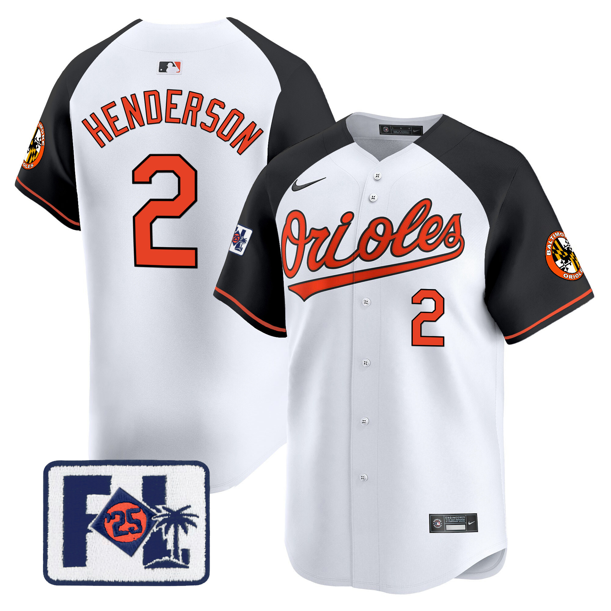 Men's Baltimore Orioles 2025 Spring Training Patch Vapor Premier Limited Jersey - All Stitched - Image 52