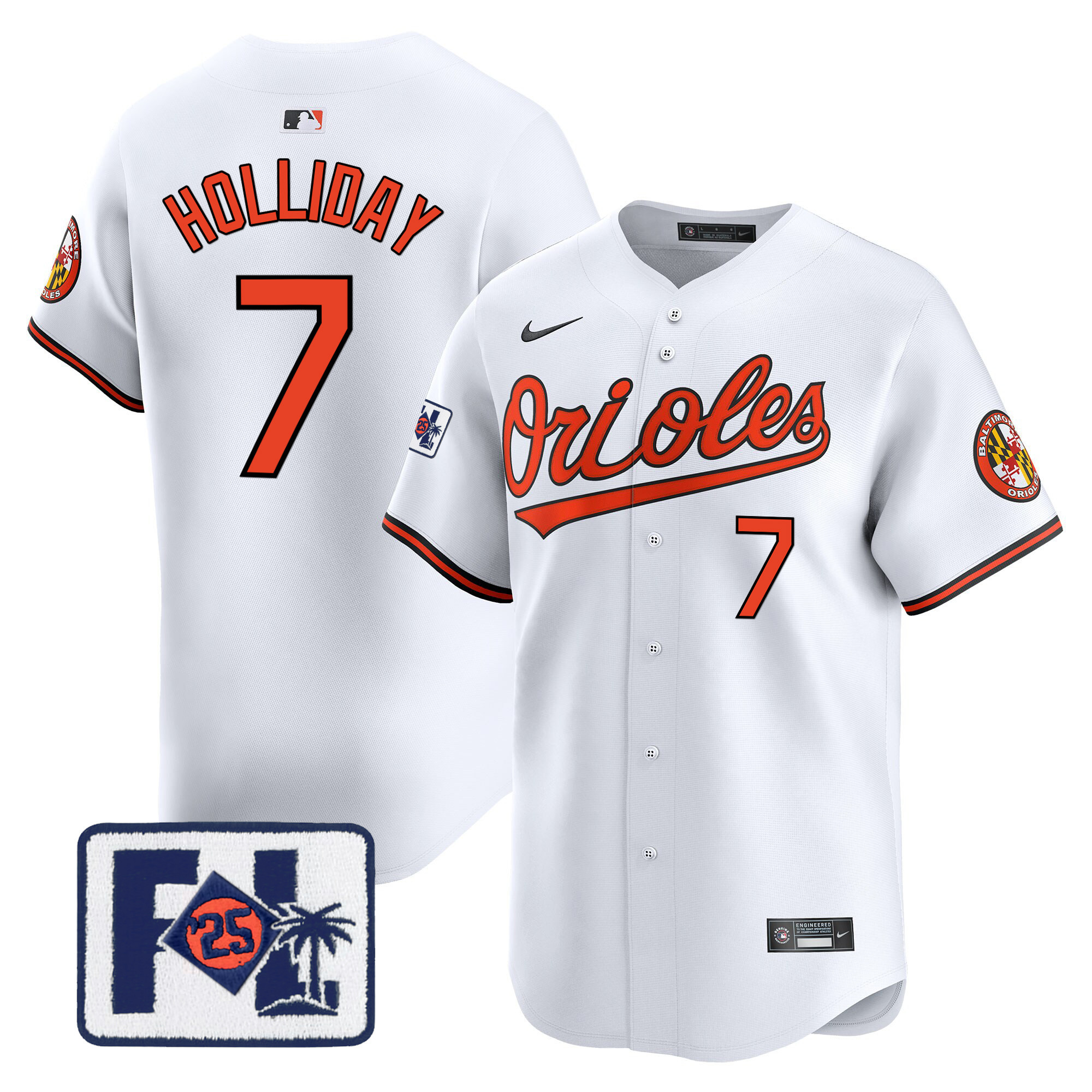 Men's Baltimore Orioles 2025 Spring Training Patch Vapor Premier Limited Jersey - All Stitched - Image 35