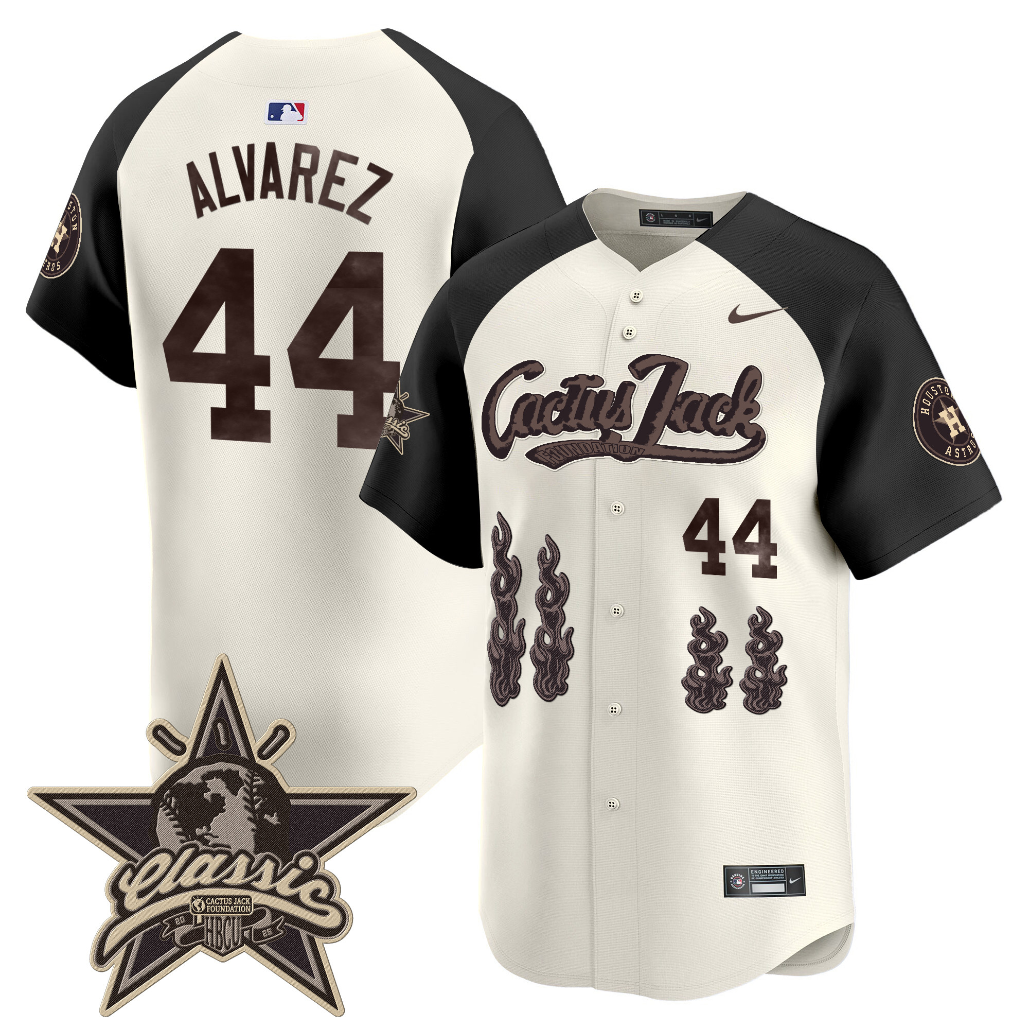 Men's Houston Astros Cactus Jack 2025 Vapor Premier Limited Jersey - All Stitched - Image 46