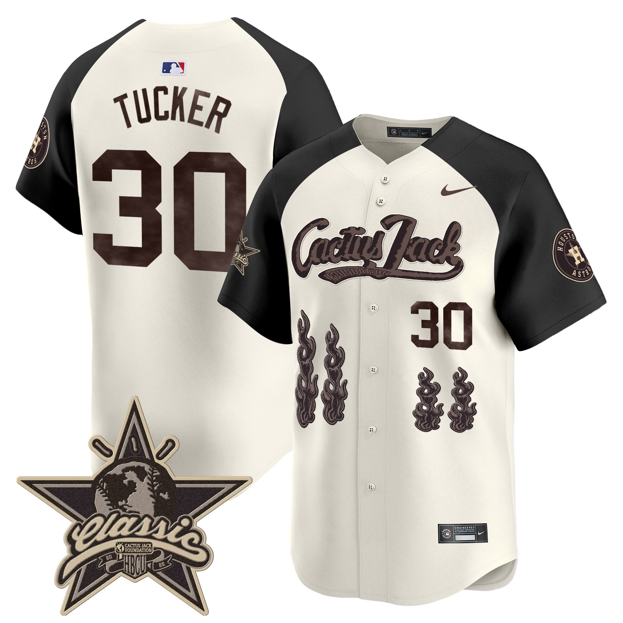 Men's Houston Astros Cactus Jack 2025 Vapor Premier Limited Jersey - All Stitched - Image 47
