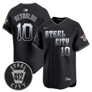Men's Pittsburgh Pirates 412 Patch Vapor Premier Limited Jersey V8 - All Stitched