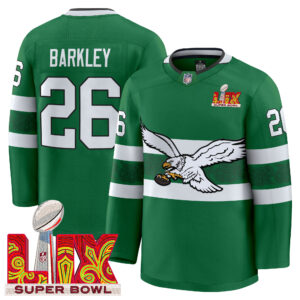 Eagles Kelly Green Hockey Premium Jersey V3 - All Stitched