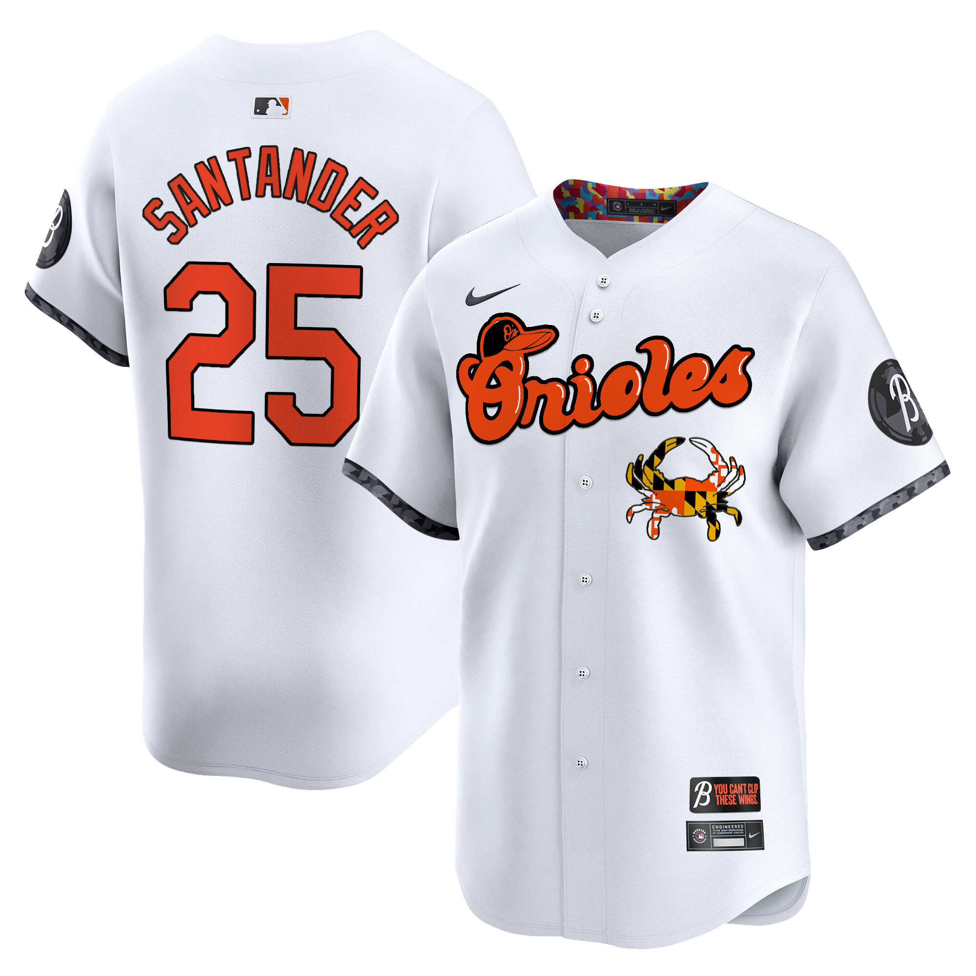 Men's Baltimore Orioles Maryland Blue Crab Vapor Premier Limited Jersey - All Stitched - Image 21