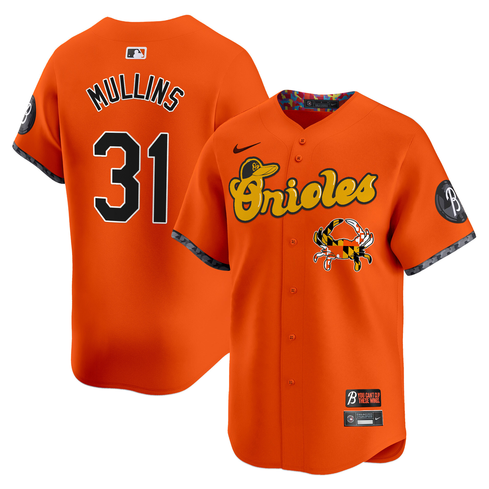 Men's Baltimore Orioles Maryland Blue Crab Vapor Premier Limited Jersey - All Stitched - Image 28
