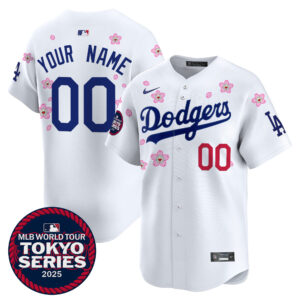 Dodgers Tokyo Series 2025 Vapor Premier Limited Custom Jersey V2 - Stitched
