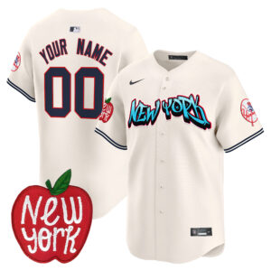 New York Yankees Apple Patch Vapor Premier Limited Custom Jersey - All Stitched