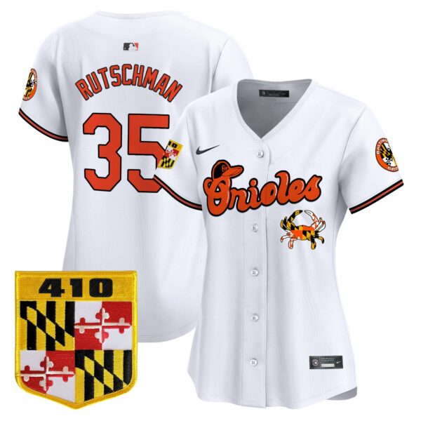 Women's Baltimore Orioles 410 & Chesapeake Crab Patch Vapor Premier Limited Jersey - All Stitched - Image 9
