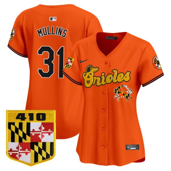 Women's Baltimore Orioles 410 & Chesapeake Crab Patch Vapor Premier Limited Jersey - All Stitched - Image 28