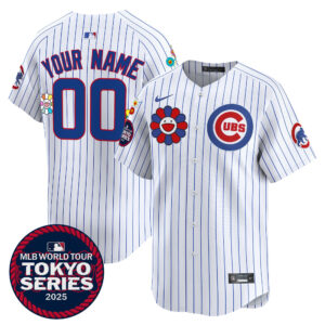 Chicago Cubs Tokyo Series 2025 Vapor Premier Limited Custom Jersey - Stitched