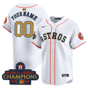 Houston Astros 2022 World Series Champions Vapor Premier Limited Custom Jersey - All Stitched