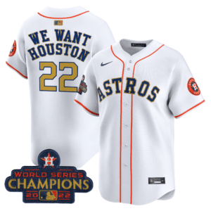 Houston Astros 2022 World Series Champions Vapor Premier Limited Jersey - All Stitched