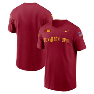 USC Trojans Burgundy Fight on! & BIG Patch T-Shirt - Printed