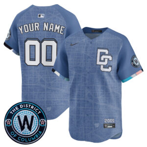 Washington Nationals 2025 City Connect Vapor Premier Limited Custom Jersey - Stitched