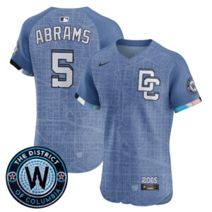 Men's Washington Nationals 2025 City Connect Vapor Premier Elite Jersey - Stitched