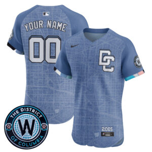 Washington Nationals 2025 City Connect Vapor Premier Elite Custom Jersey - Stitched