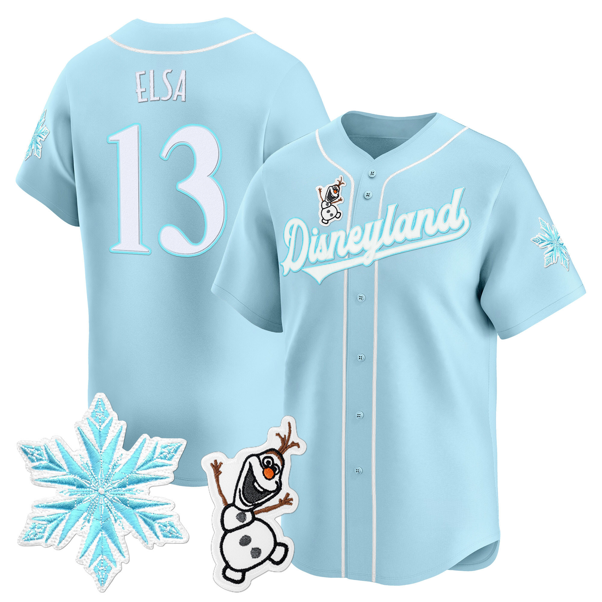 Unisex Disney Princess Vapor Baseball Jersey - All Stitched - Image 5