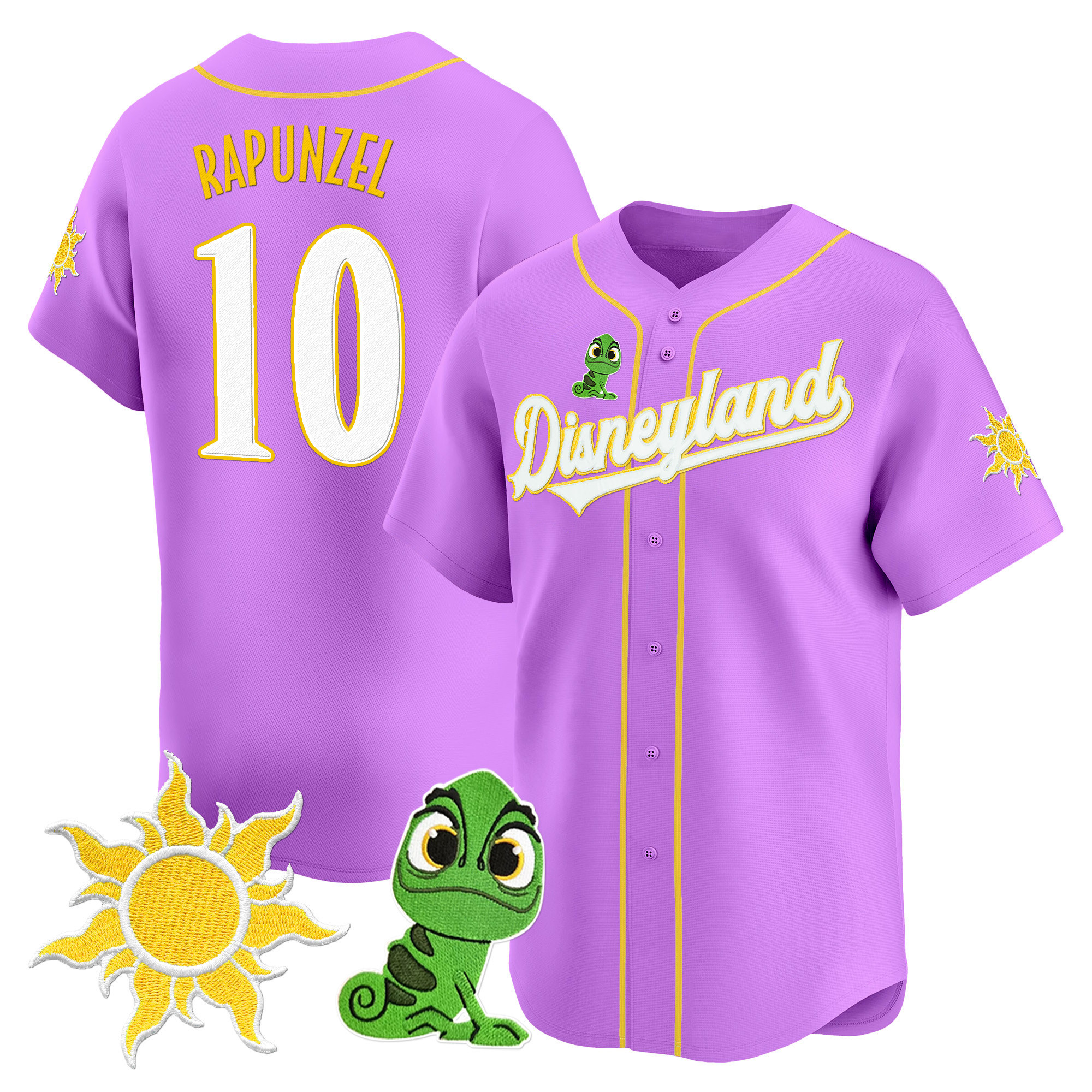 Unisex Disney Princess Vapor Baseball Jersey - All Stitched - Image 7