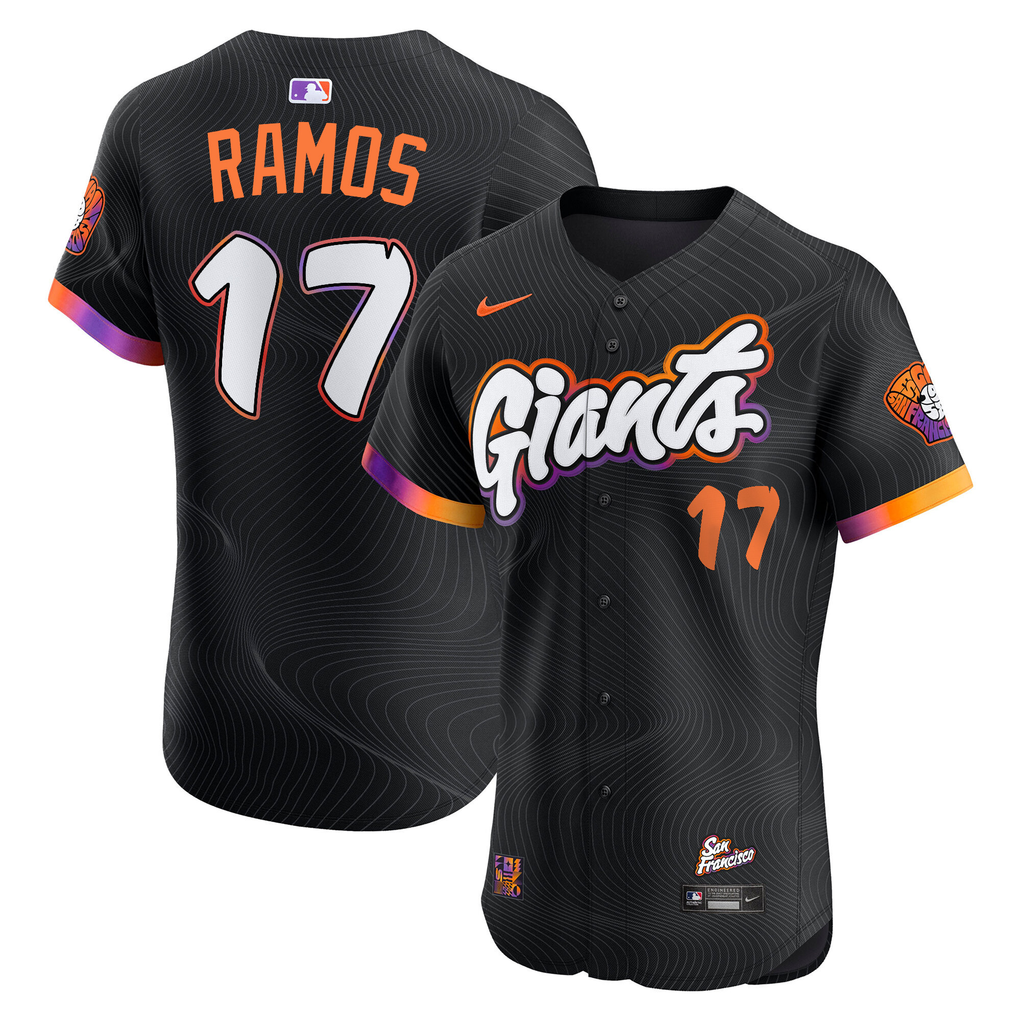 San Francisco Giants 2025 City Connect Vapor Premier Elite Jersey - All Stitched