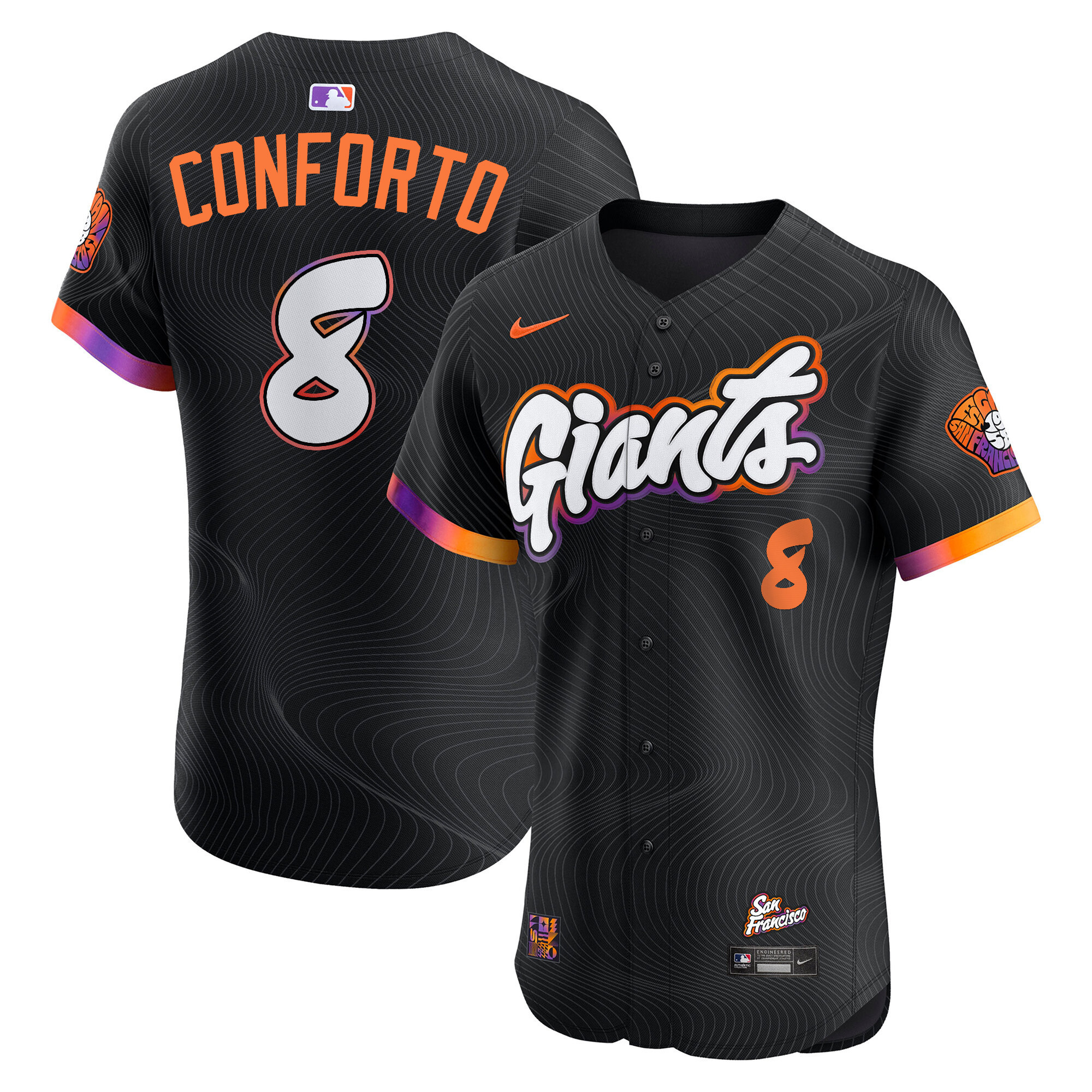 San Francisco Giants 2025 City Connect Vapor Premier Elite Jersey - All Stitched - Image 5