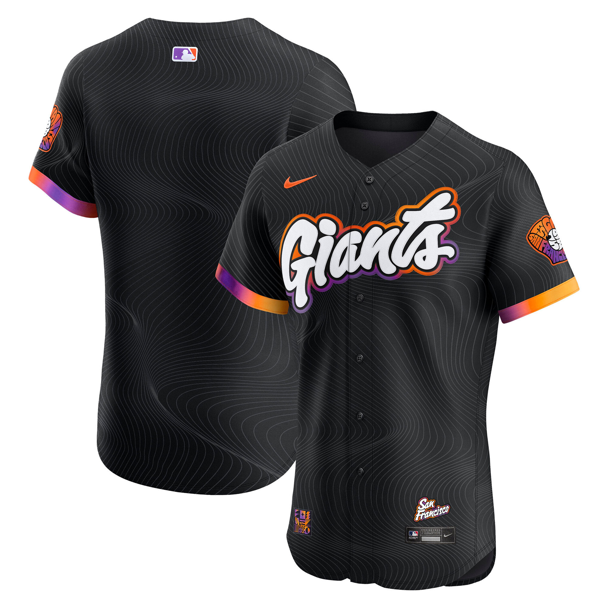 San Francisco Giants 2025 City Connect Vapor Premier Elite Jersey - All Stitched - Image 10